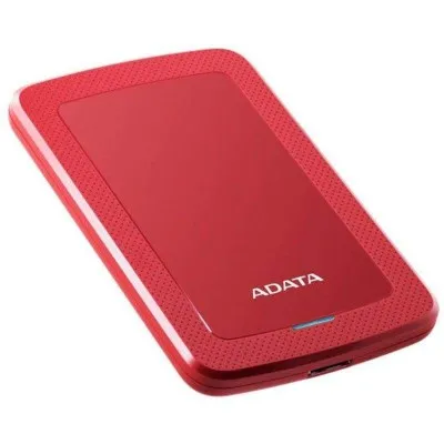 Disque Dur Externe ADATA HV300 1To USB 3.1 Rouge (AHV300-1TU31-CRD)