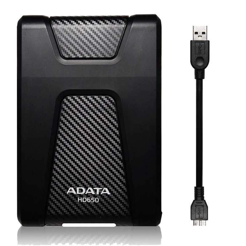 Disque dur externe Anti Choc Adata - Noir (AHD650-4TU31-CBK) ADATA - 1