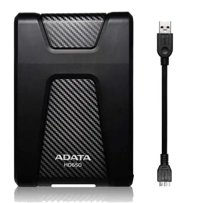 Disque dur externe Anti-Choc ADATA HD650 4To USB 3.2 - Noir