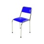 Chaise chrome fixe skaï SOTUFAB (CHC0014) SOTUFAB - 1 chez affariyet pas cher