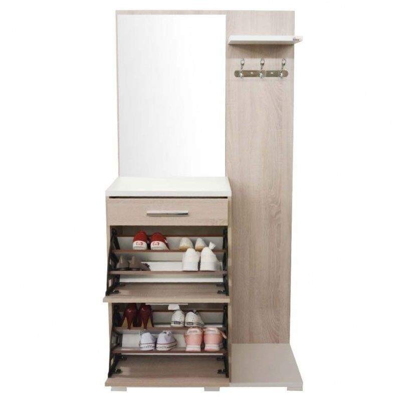 Meuble d'entrée DIOR 90 X 185 X 35 cm SOTUFAB (PC23CB/BC) SOTUFAB - 2-CHEZ AFFARIYET PAS CHER