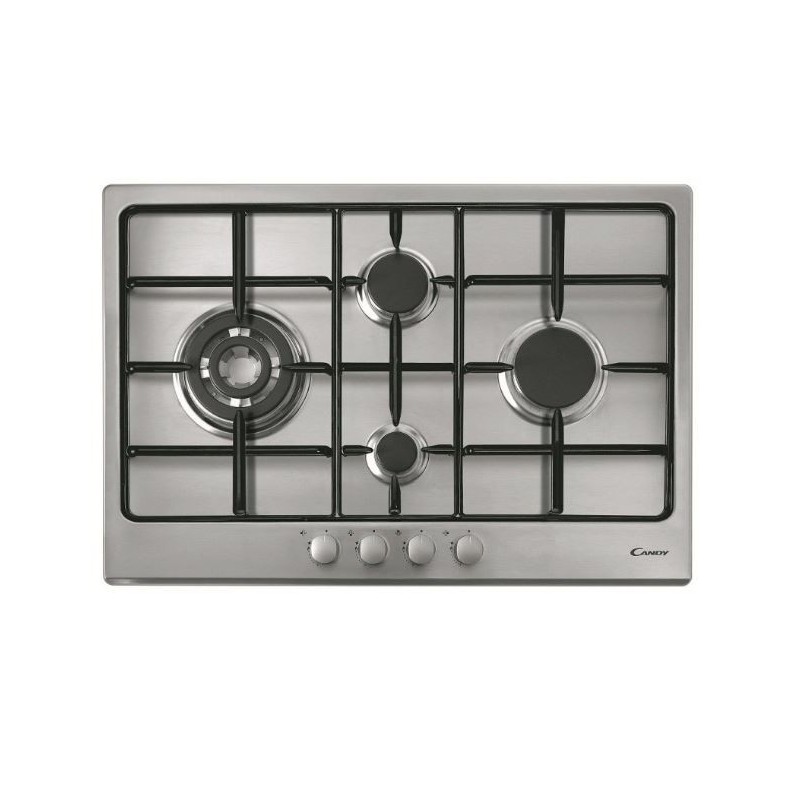 Plaque de cuisson CANDY 4 feux-Inox- (CPG74SQPX) Candy - 1 Plaque de cuisson CANDY 4 feux-Inox- (CPG74SQPX) Candy - 1
