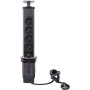Bloc multiprises escamotable vertical (EBP04LN) PEREL - 1