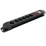 Bloc multiprises 6 prises avec protection surcharges 3500 w - (EBP06N)  - 1
