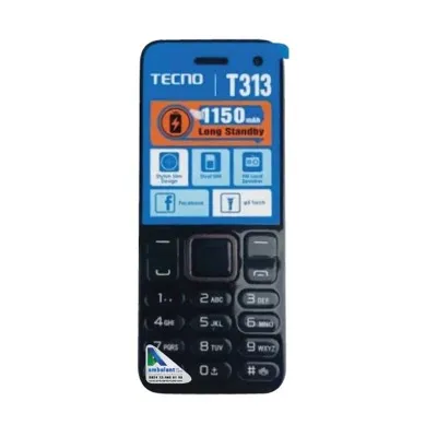 Téléphone Portable TECNO T313 Double SIM Noir (TECNO-T313)