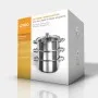 Cuiseur vapeur Livoo 24cm DOMOCLIP -Inox  (MEP121)