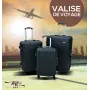 Set 3 Valises de voyage  MAJI BAG   ABS30-A/BK