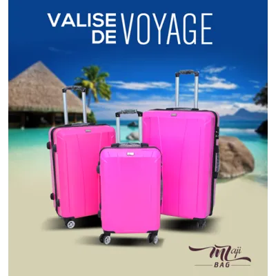 Set 3 Valise de voyage  MAJI BAG   ABS30-B/F