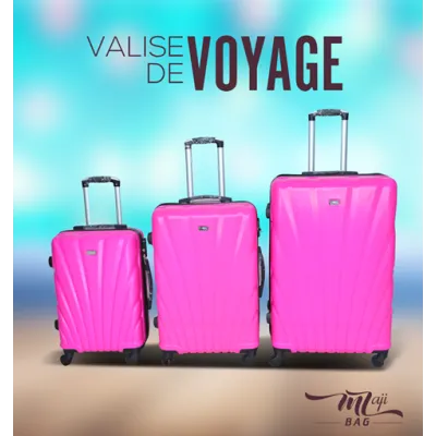 Set 3 Valise de voyage  MAJI BAG   ABS30-C/F