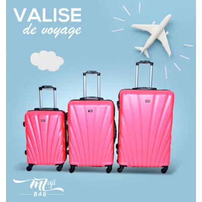 Set 3 Valise de voyage  MAJI BAG   ABS30-C/Sn