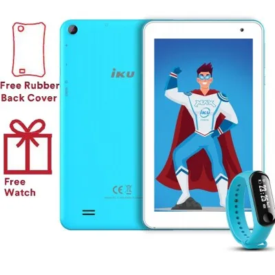 Tablette IKU TMAX 7\" WIFI KIDS + Rubber case + watch gratuit  - Bleu