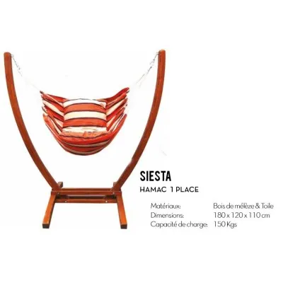 Chaise SIESTA HAMAC 1 PLACE