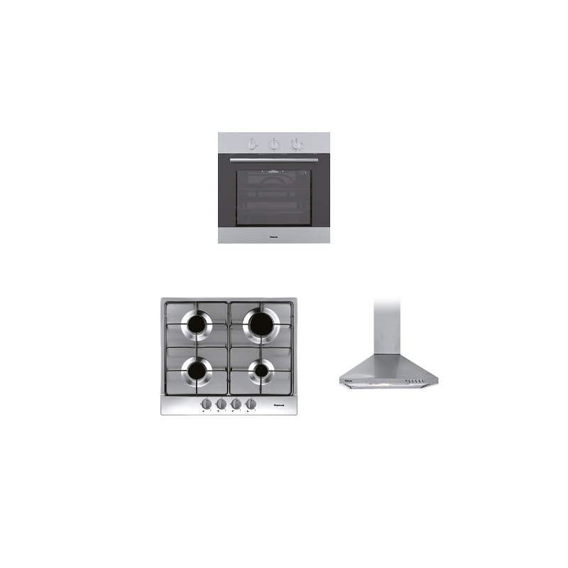PACK FOCUS :FOUR +PLAQUE +HOTTE PYRAMIDALE INOX (Pack Focus)