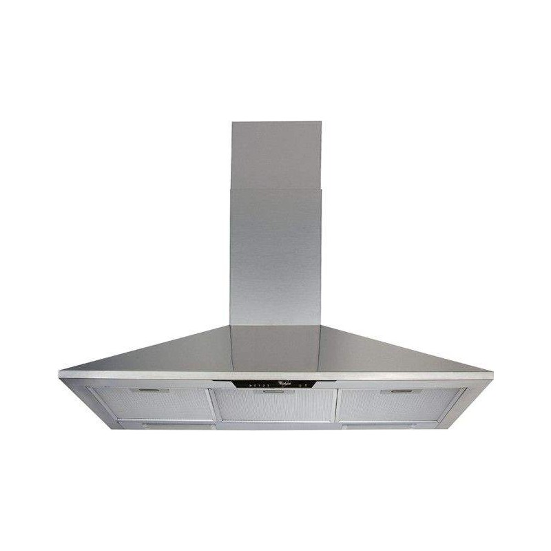 Hotte pyramide WHIRLPOOL 90 cm Inox (AKR945/IX)  - 1-meilleur prix Affariyet-prix bas