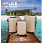 Set 3 Valises de voyage  MAJI BAG   ABS30-B/GOLD