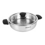 Shalow pan kappa Korkmaz 24x6.5 cm / 2,8 L - Inox (A1690-1) KORKAMZ - 1 CHEZ AFFARIYET PAS CHER