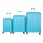 Set 3 Valises de voyage Bleu (valise-MCS-B)