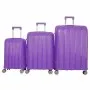 Set 3 Valises de voyage  Violet (valise-MCS-V)