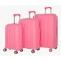 Set 3 Valises de voyage  Rose (valise-MCS-Rose)