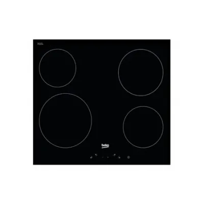 Table de cuisson vitrocéramique BEKO NOIR (HIC64401)