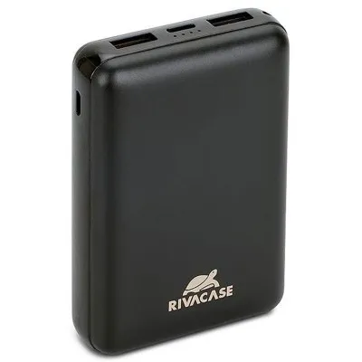 Power Bank RivaCase  10000mAh - Noir  (VA2410)