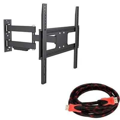 Pack SBOX Support Mural Pour TV 32-505 \" + Câble HDMI 5 M (Pack.17)