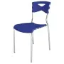 CHAISE CHROME MIMI SOTUFAB -Bleu (CHC0005BL)