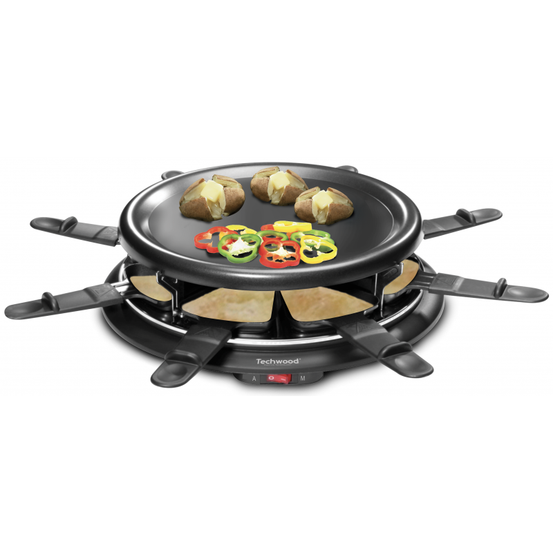 Raclette grill crêpière électrique 900W TECHWOOD (TRA-88) TECHWOOD - 2 chez affariyet à bas prix