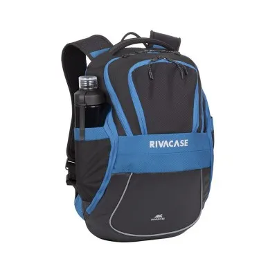 SAC À DOS RIVACASE POUR PC PORTABLE 15.6\" - NOIR&BLEU (5225-N/B)