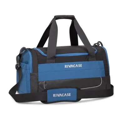 SAC DE SPORT RIVACASE POLOCHON - NOIR & BLEU (5235-N/B)
