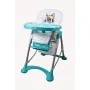 Chaise haute PRIMA Lunch Time -Turquoise (LT02-22)