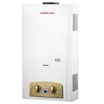 Chauffe bain gaz naturel Général Gold 10L -Blanc- (G-G1017)