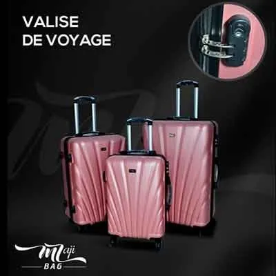 Set 3 Valise de voyage  MAJI BAG   ABS30-C/RG