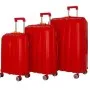 Set 3 Valises de voyage Rouge (valise-MCS-Rouge)