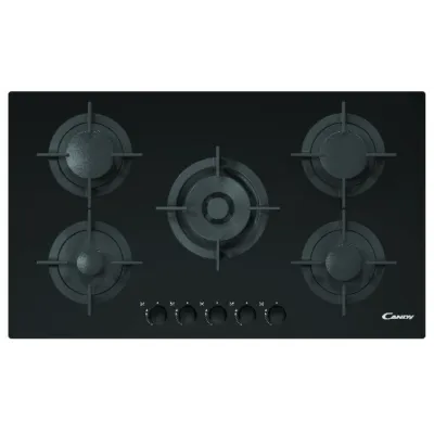 Plaque De Cuisson 5 Feux 90 cm Candy -Noir