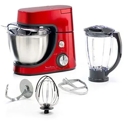 Robot Pétrin Moulinex 1100W -Rouge