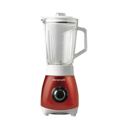 Blender Brandt 250 Watt 0.8L -Inox & Rouge