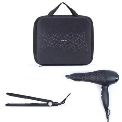 Set De Coiffure Sèche-Cheveux 2000W + Lisseur 35W Livoo