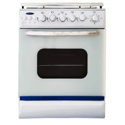 CUISINÉRE À GAZ 4 FEUX 50 CM SOTACER -BLANC