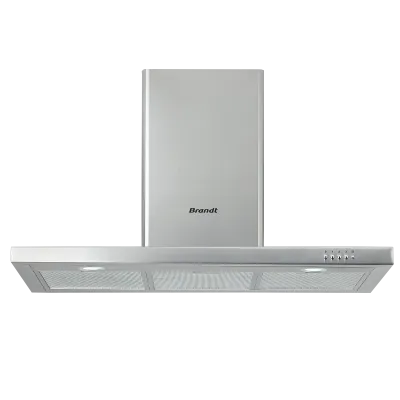 HOTTE DÉCORATIVE BRANDT 90cm INOX (AD1519X)