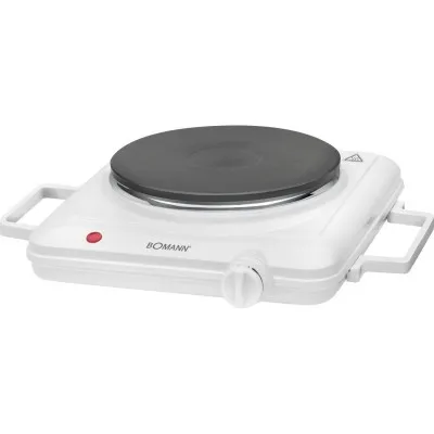 PLAQUE DE CUISSON ÉLECTRIQUE 1500W 1 FEU BOMANN -BLANC (EKP5027)