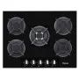 Plaque De Cuisson FOCUS  5 Feux 90 Cm -Noir