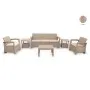 Salon Jardin Syphax 5 places PACK CONFORT -Grège SOFPINCE