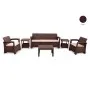 Salon Jardin Syphax 5 places PACK CONFORT -Marron SOFPINCE