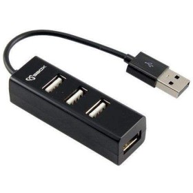 HUB USB - USB 2.0 4 PORTS - NOIR (H-204B) SBOX - 2