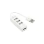 HUB USB - USB 2.0 4 PORTS - BLANC (H-204W)