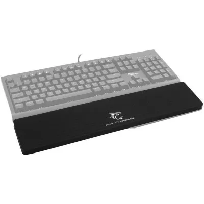 SUPPORT DE REPOSE POIGNET WHITE SHARK POUR CLAVIER - NOIR (KP-1899)