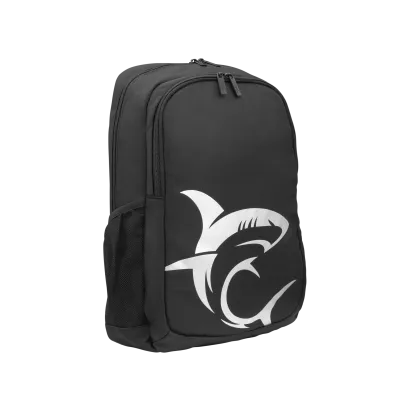 SAC À DOS GAMER WHITE SHARK SCOUT POUR PC PORTABLE 15.6\" - NOIR&SILVER (GBP-006)