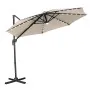 Parasol déporté en aluminium avec LED (ELIOS)