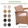 Salon Jardin Syphax 3 places PACK STYLE SOFPINCE